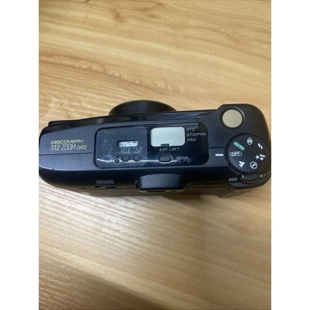 FUJIFILM Discovery 312 Zoom Date 35mm Point & Shoot Film Camera PARTS READ DISC